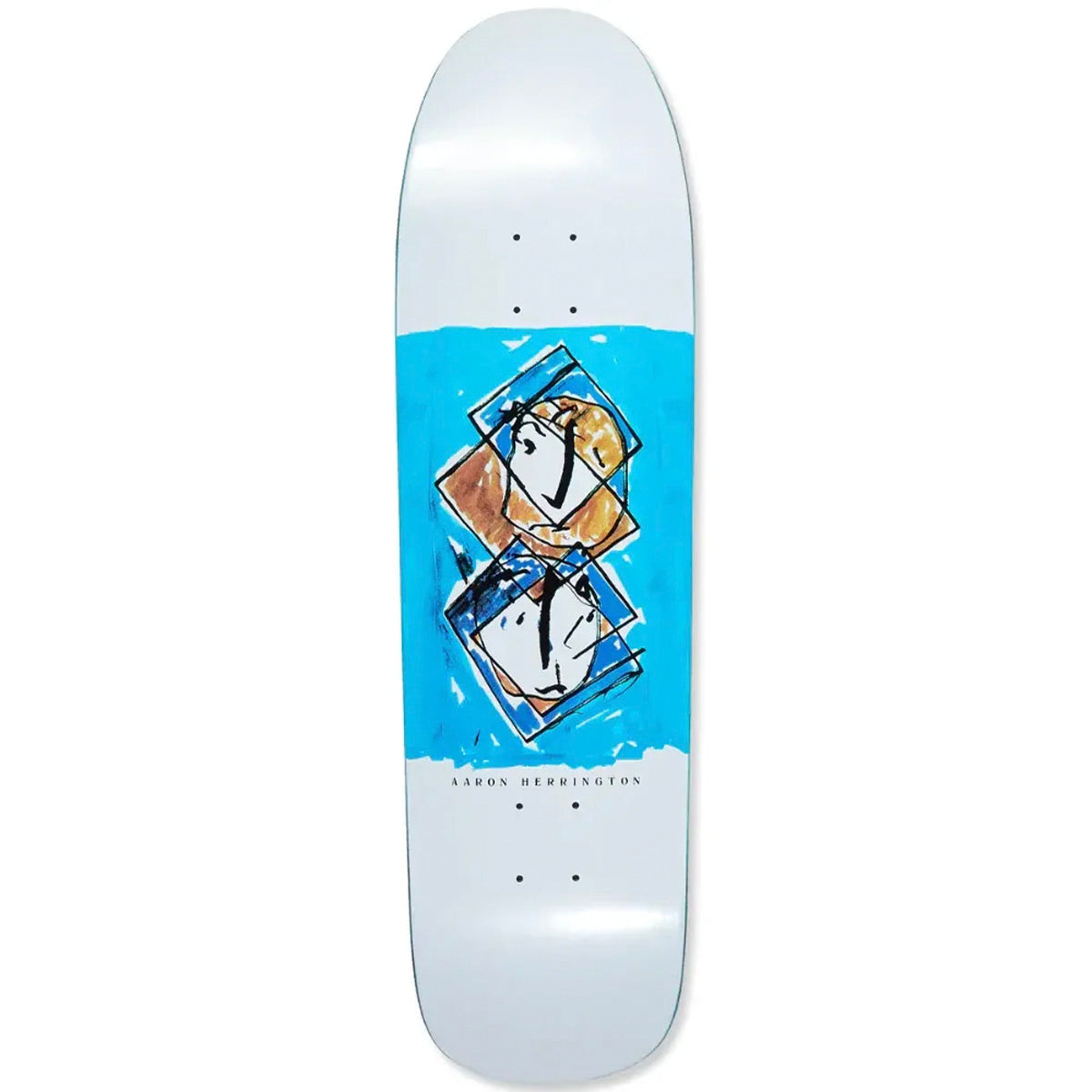 Polar - Aaron Herrington Twisted 1991 JR 8.75 Skateboard Deck.