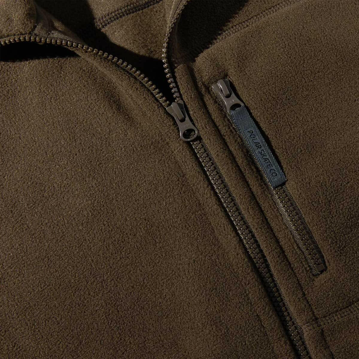 Polar - Basic Fleece Vest Brown.