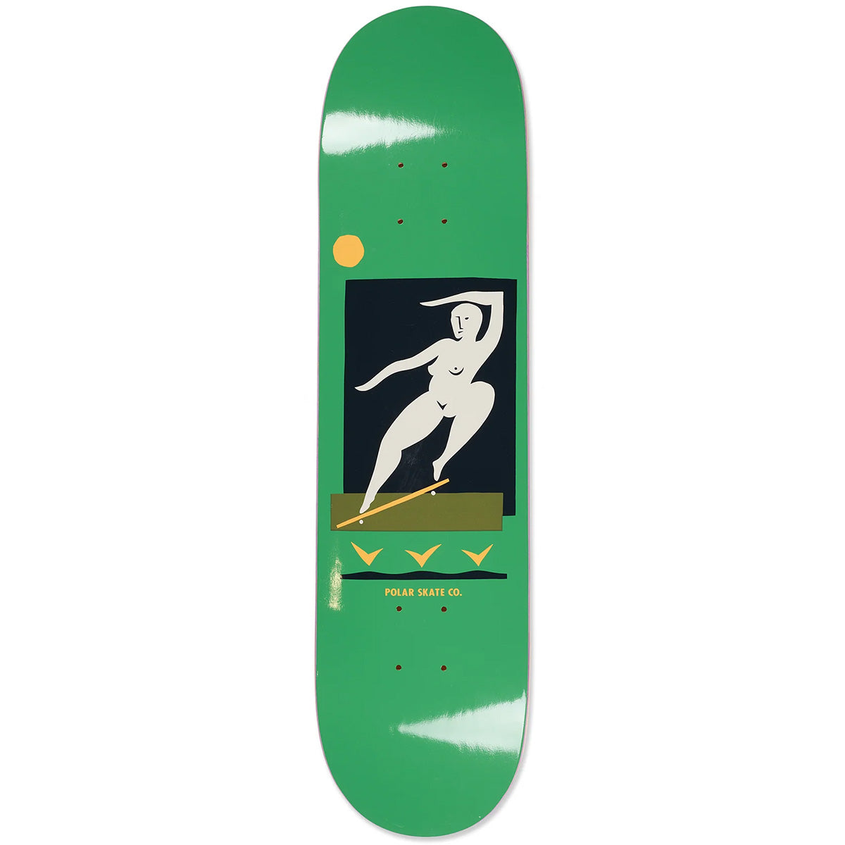 Polar BS Smith Green Skateboard Deck