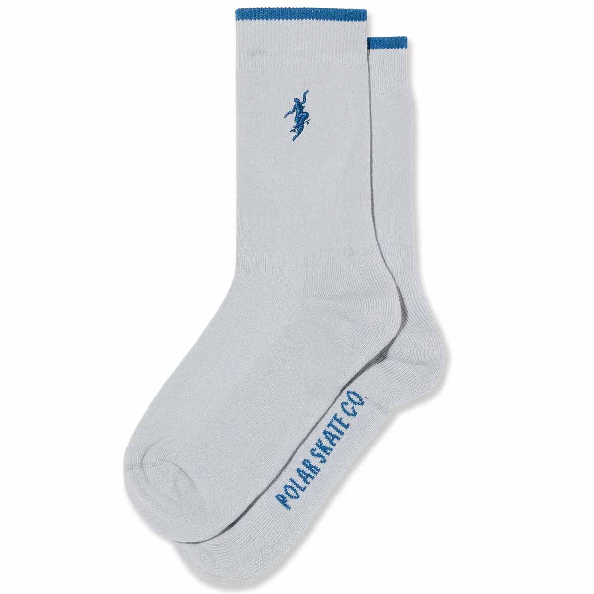 Polar - No Complies Forever Business Socks Silver/Blue.