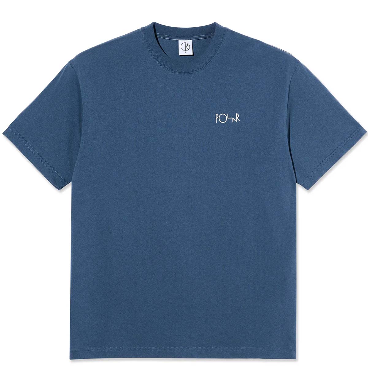Polar Stroke Logo Contrast Tee Grey Blue Front