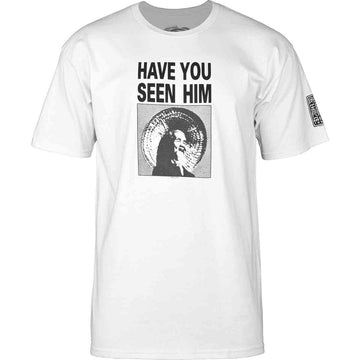 Powell Peralta Animal Chin Tee White