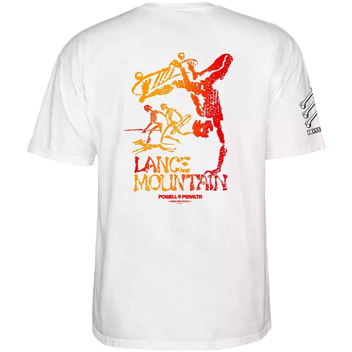 Powell Peralta Lance Mountain Bones Brigade 17 Tee White Back