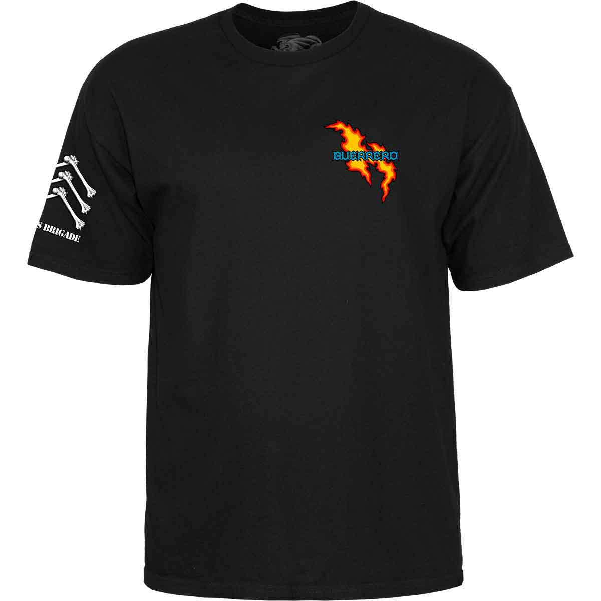 Powell Peralta Tommy Guererro Bones Brigade 17 Tee Black Front