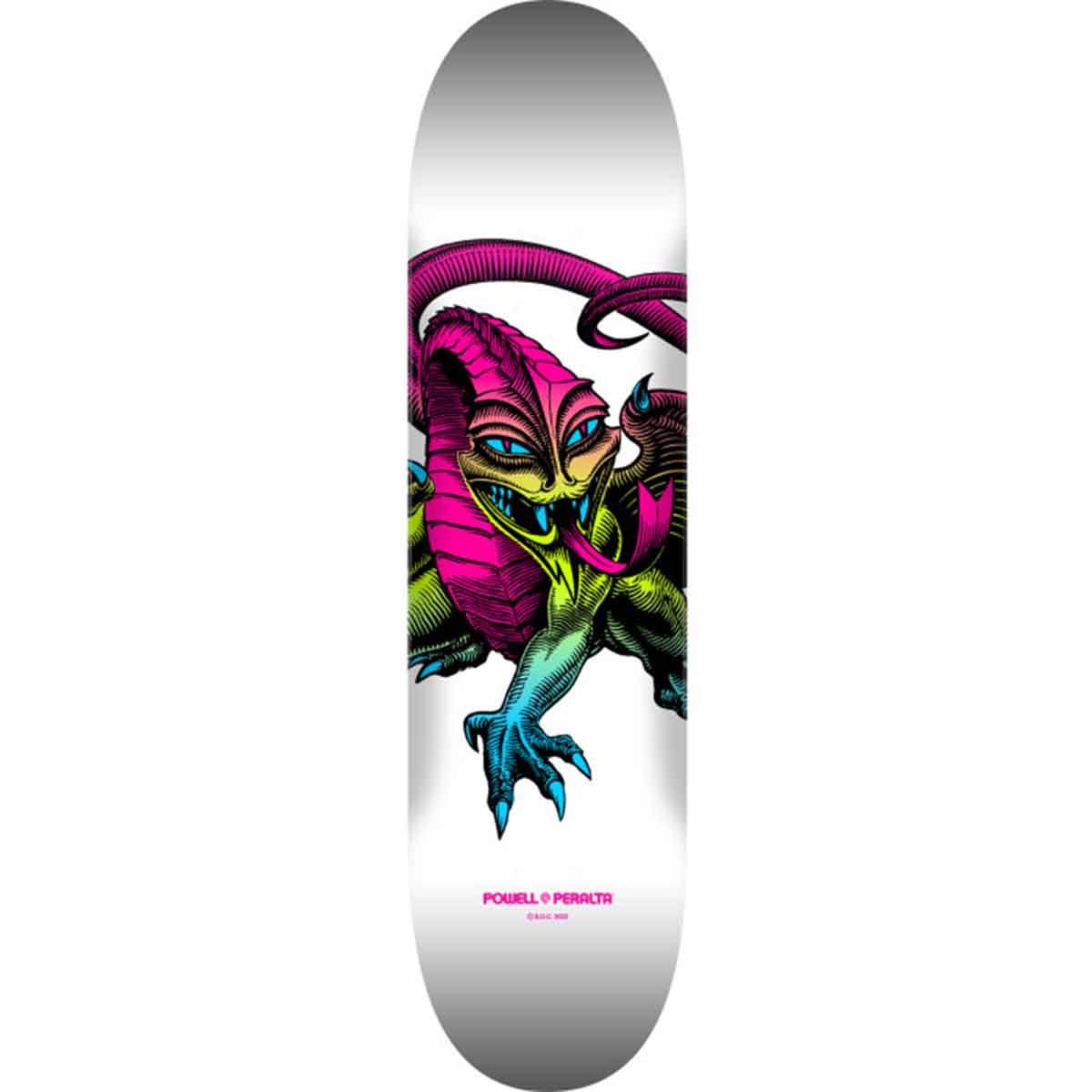 Powell Peralta Cab Dragon Lime Fade/White 8.25 Skateboard Deck