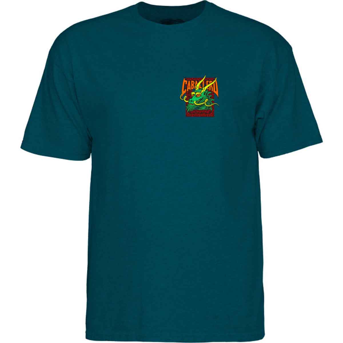 Powell Peralta Cab Street Tee Midnight Teal Front