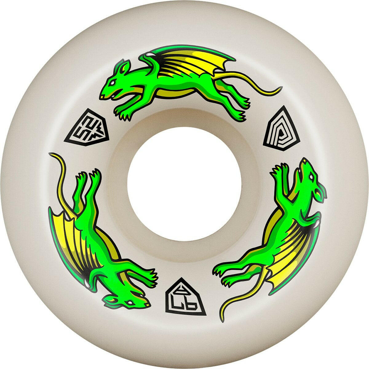 Powell Peralta - Nano Rats Dragon Formula 52MM X 30MM 97A Skateboard Wheels.