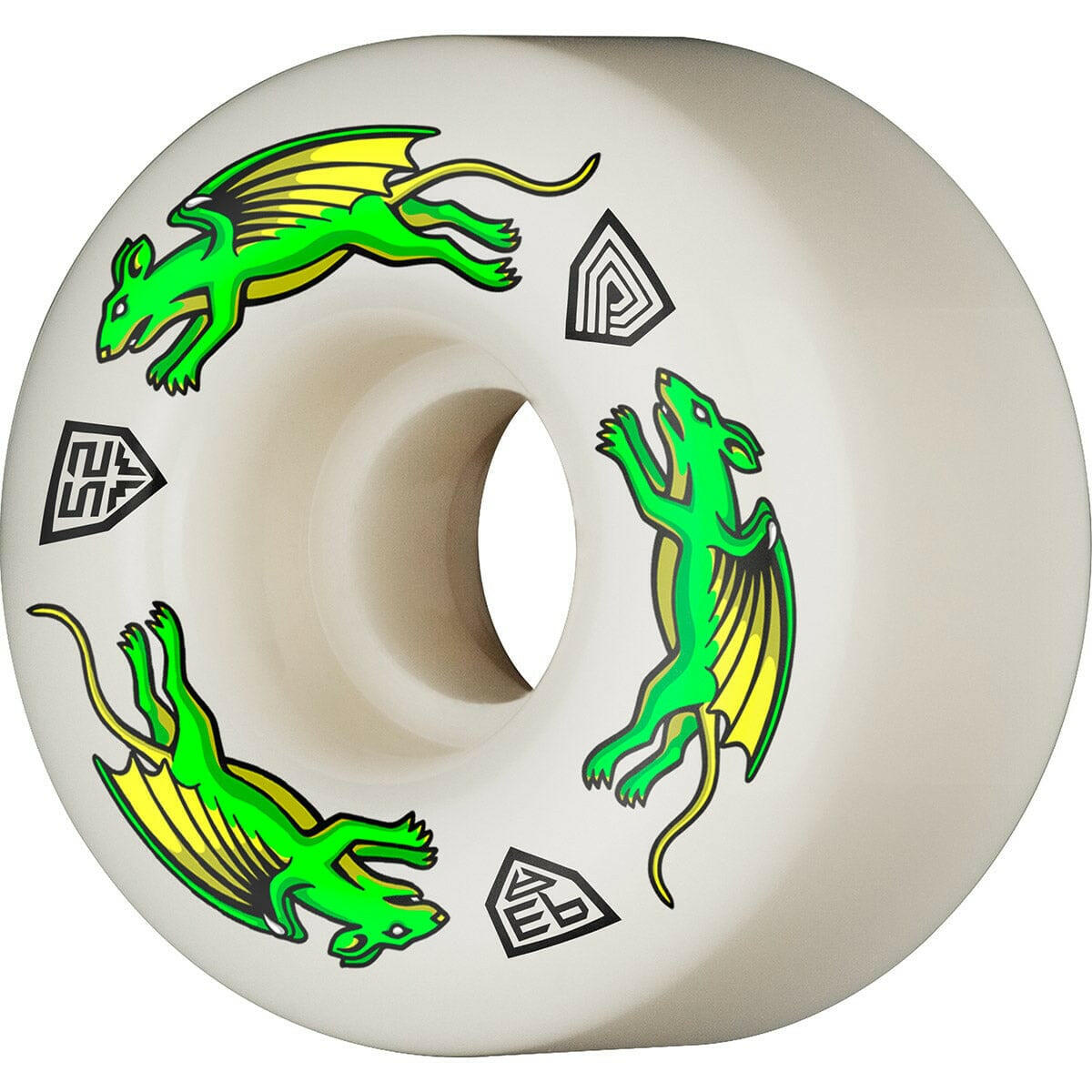 Powell Peralta - Nano Rats Dragon Formula 52MM X 34MM 93A Skateboard Wheels.