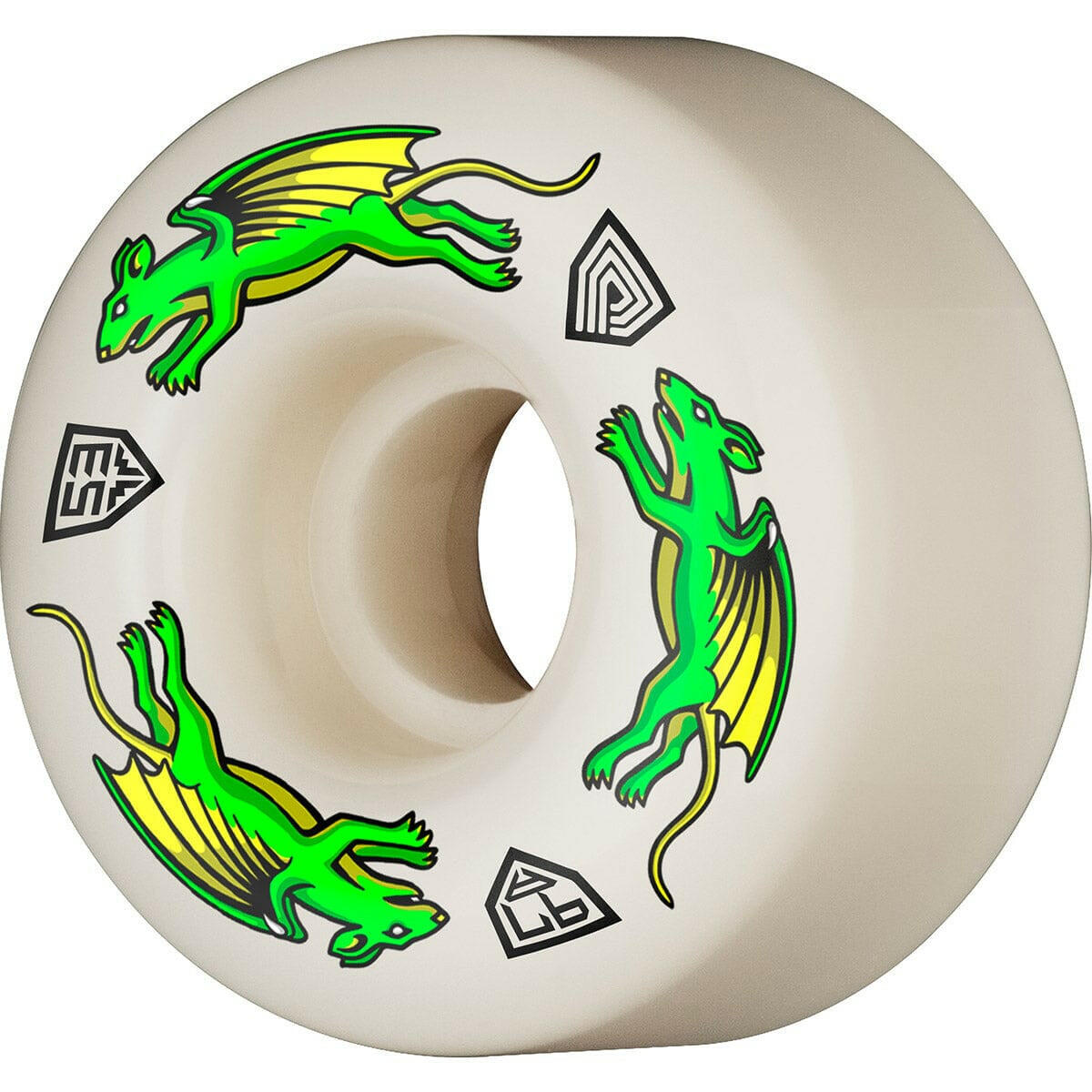 Powell Peralta - Nano Rats Dragon Formula 53MM X 34MM 97A Skateboard Wheels.