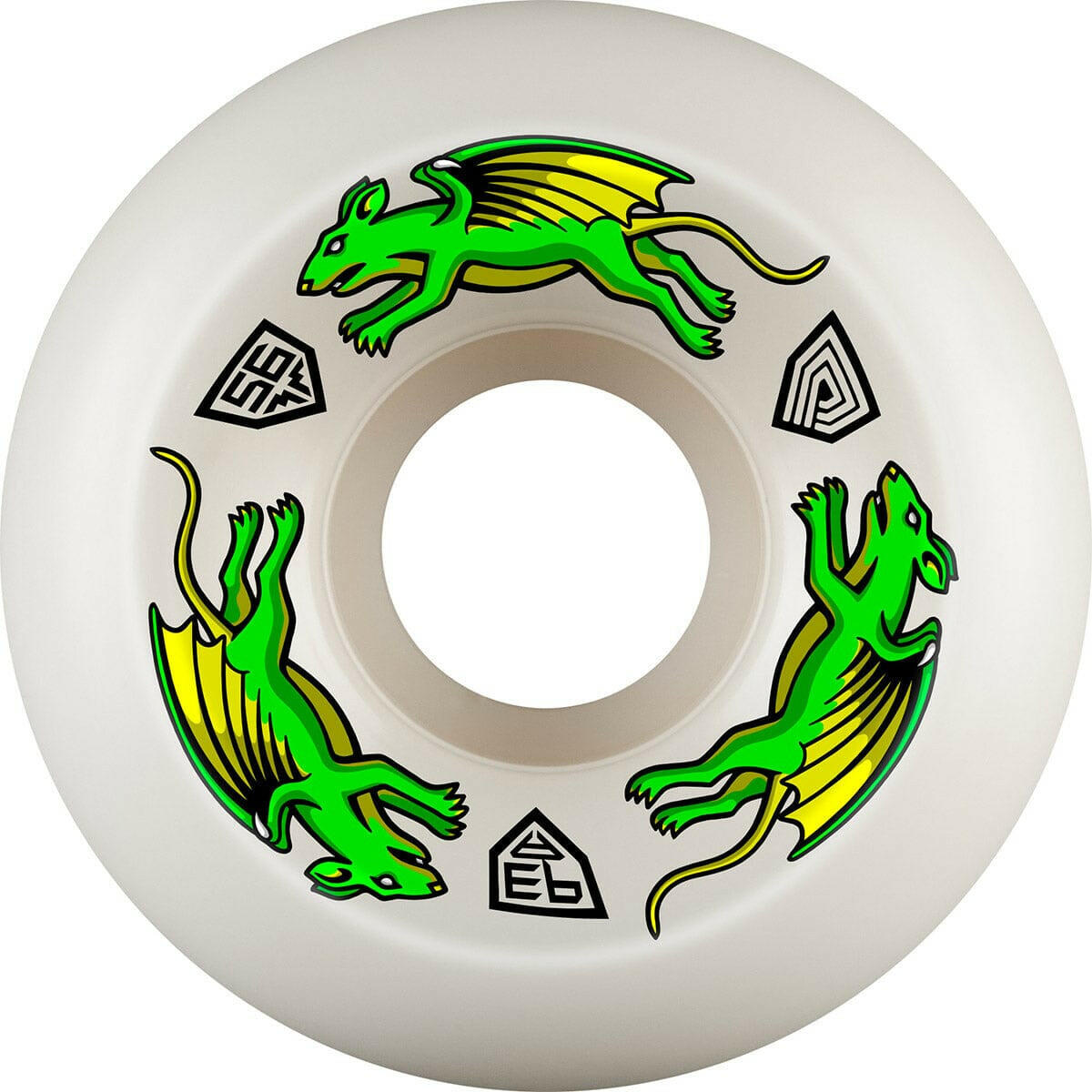 Powell Peralta - Nano Rats Dragon Formula 56MM X 36MM 93A Skateboard Wheels.