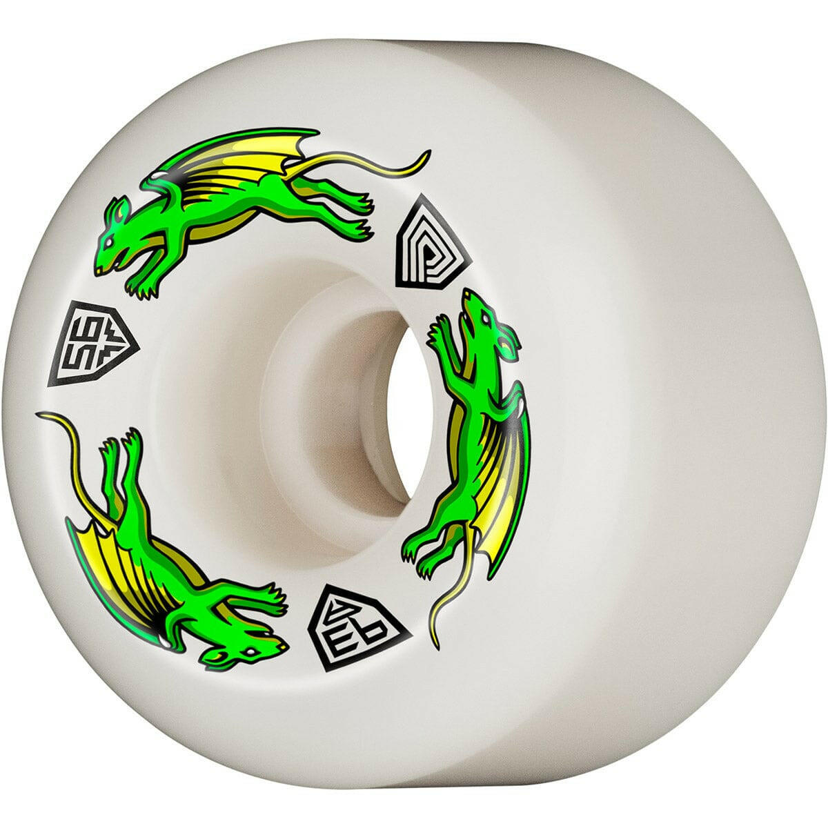 Powell Peralta - Nano Rats Dragon Formula 56MM X 39MM 93A Skateboard Wheels.