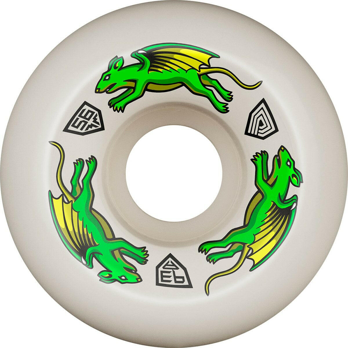 Powell Peralta - Nano Rats Dragon Formula 56MM X 39MM 93A Skateboard Wheels.
