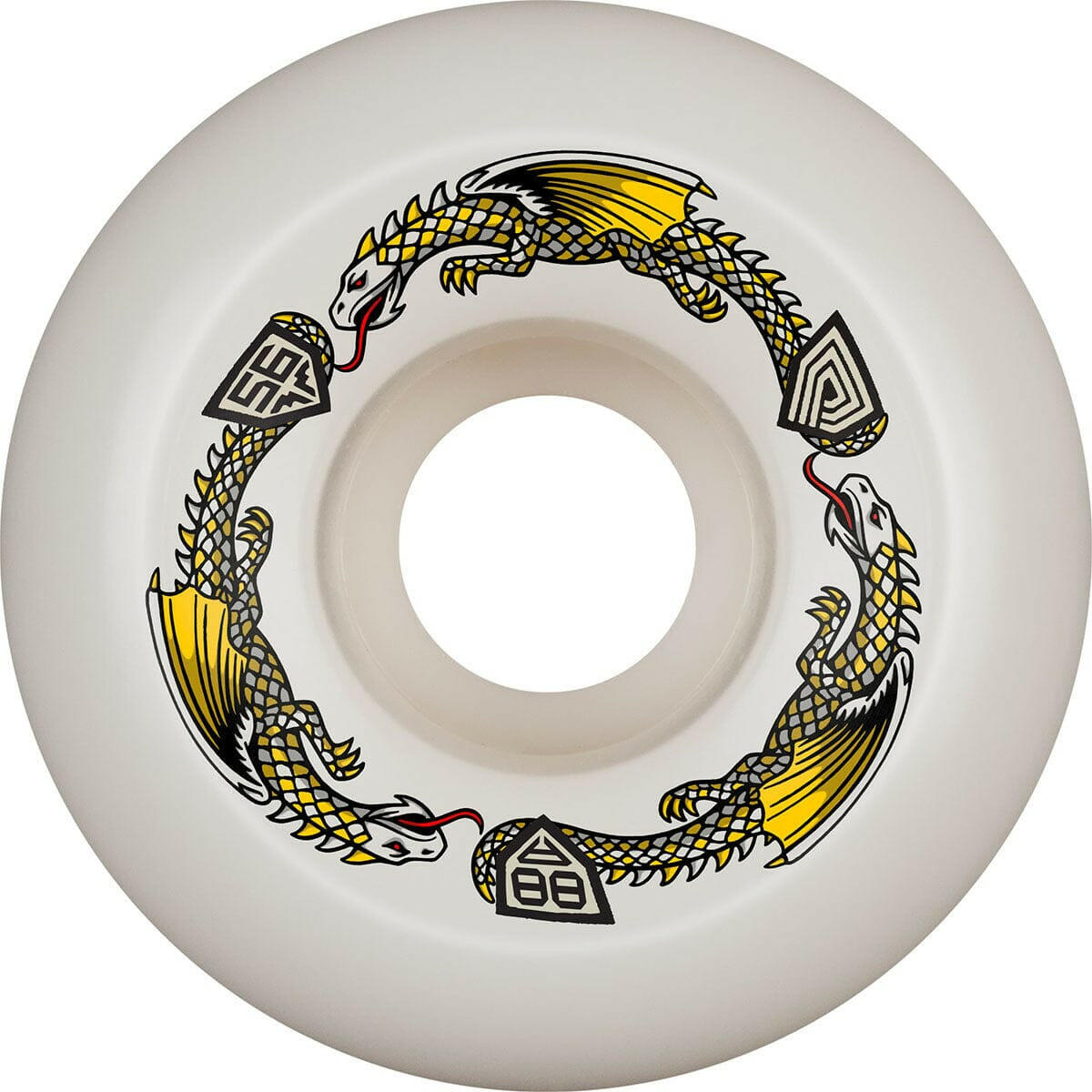 Powell Peralta - Dragon Formula 56MM X 40MM 88A Skateboard Wheels.