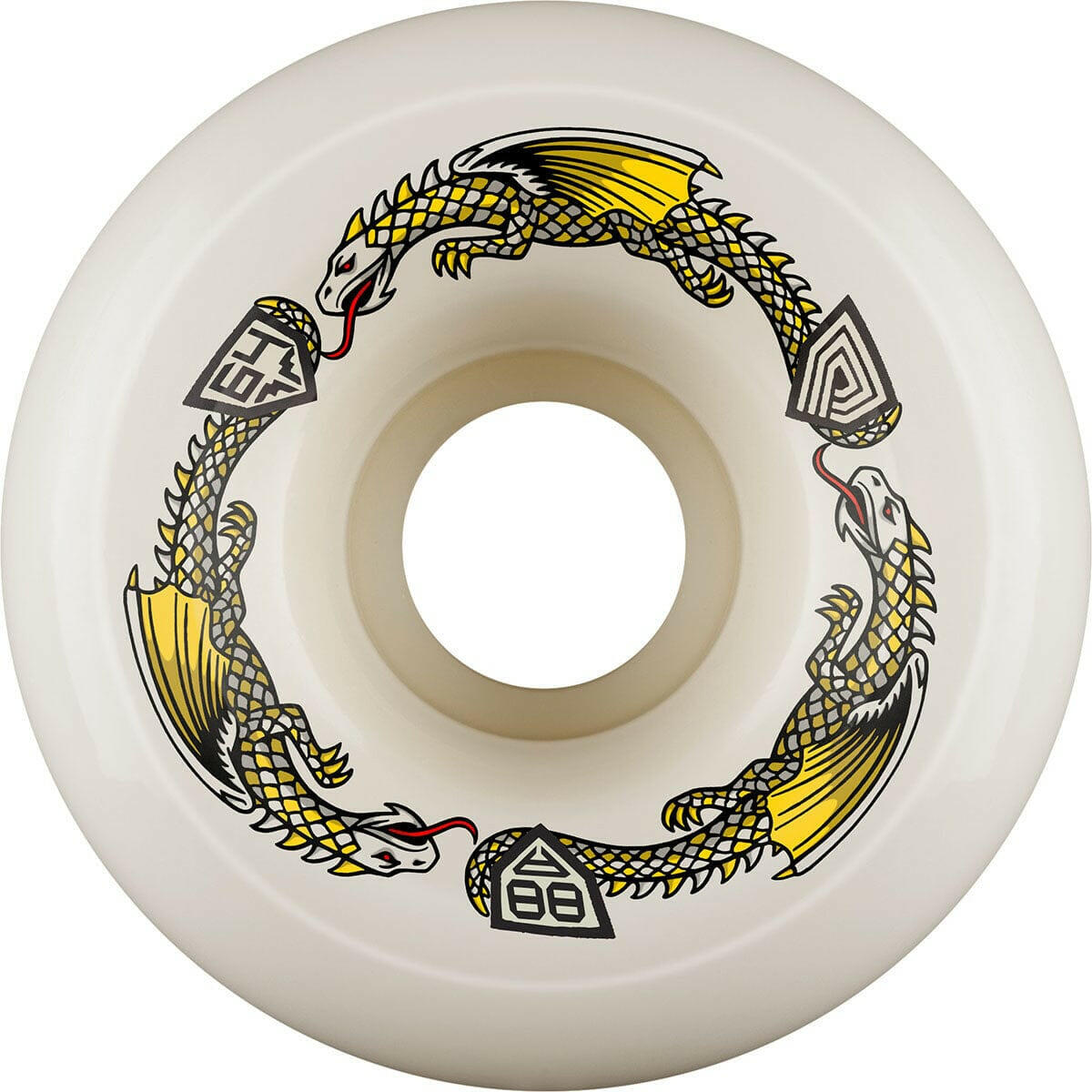 Powell Peralta - Dragon Formula 64MM X 40MM 88A Skateboard Wheels.