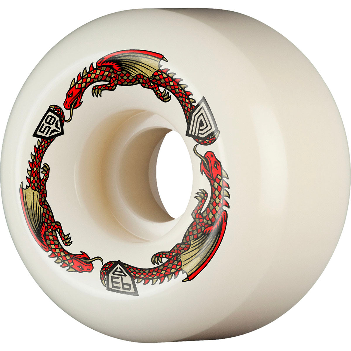 Powell Peralta Dragons Ratbones II Symmetrical 58MM X 33MM 93A Skateboard Wheels