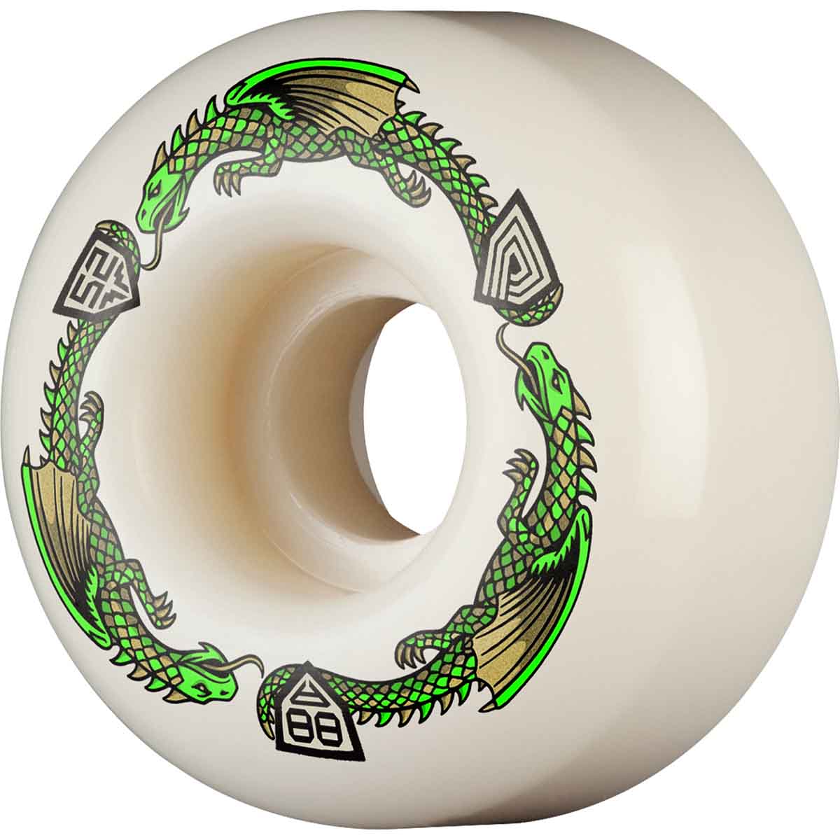 Powell Peralta Dragons Symmetrical 52MM X 31MM 88A Skateboard Wheels