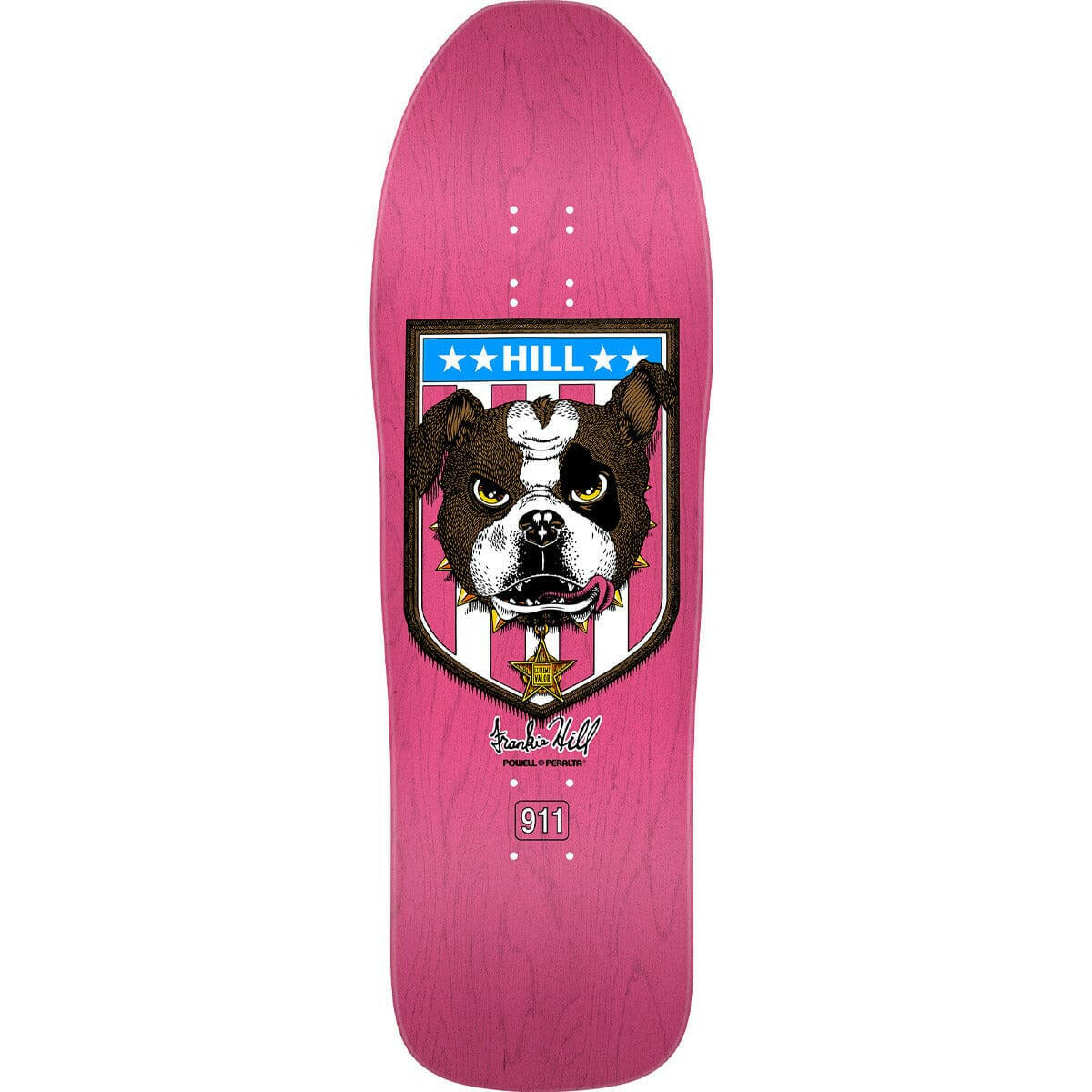 Powell Peralta - Frankie Hill Bulldog 10.0 Reissue Skateboard Deck.