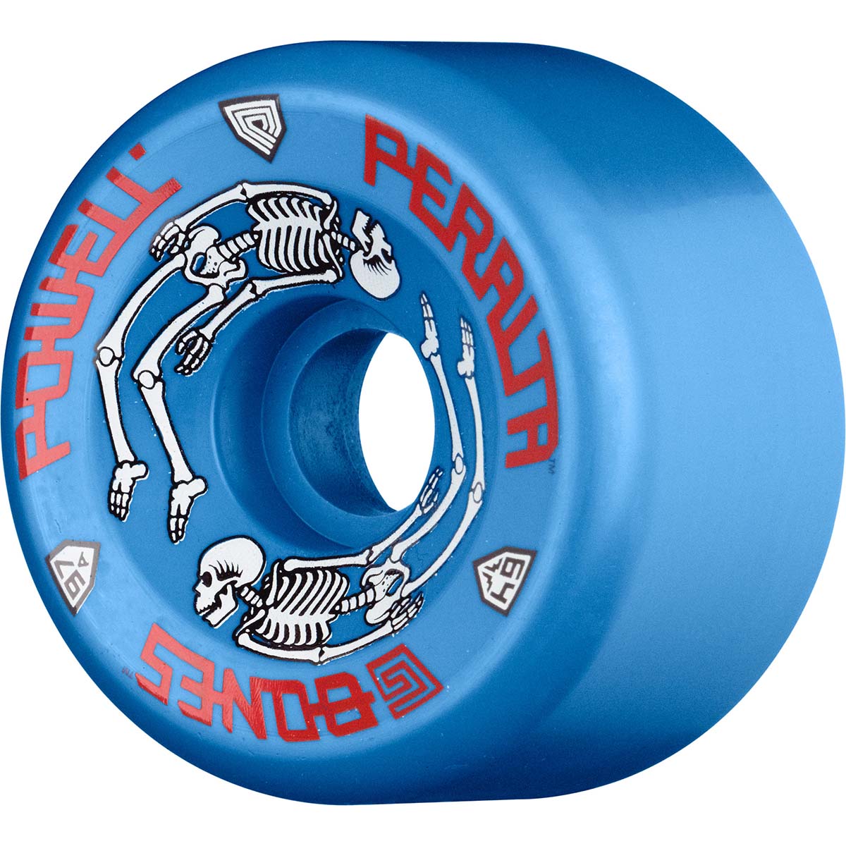 Powell Peralta - G Bones Blue 64MM 97A Skateboard Wheels.