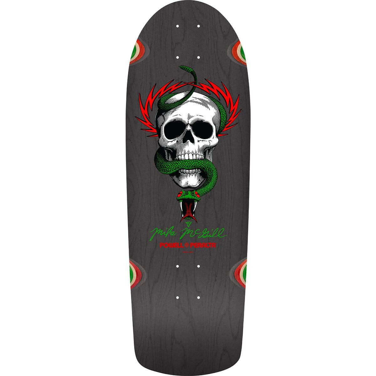 Powell Peralta - Mike McGill OG Skull & Snake Grey 10.0 Reissue Skateboard Deck.