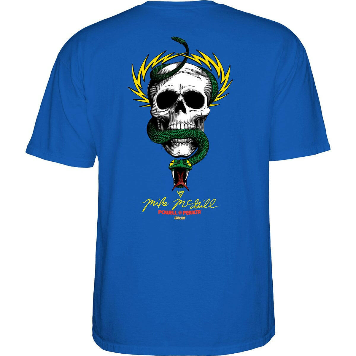 Powell Peralta - McGill Skull & Snake Tee Royal Blue.