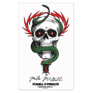 Powell Peralta - Mike McGill Skull & Snake 6" Sticker.