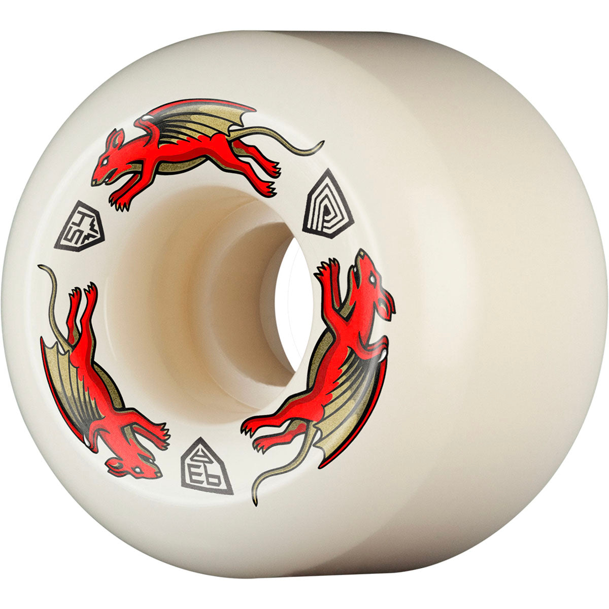 Powell Peralta Nano Rats AA2 Asymmetrical 54MM X 39MM 93A Skateboard Wheels