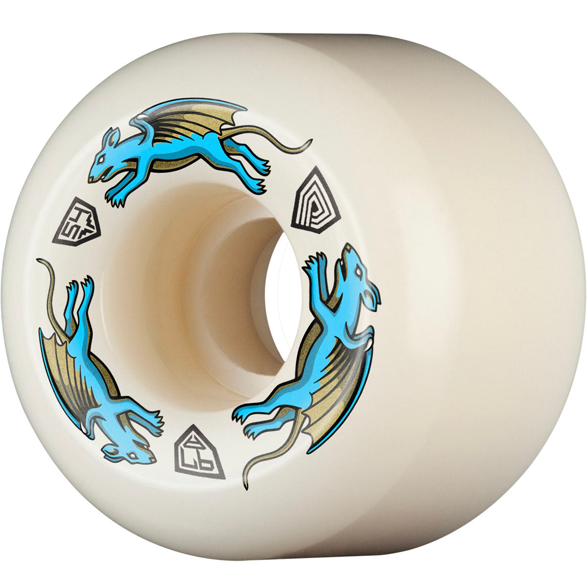 Powell Peralta Nano Rats AA2 Asymmetrical 54MM X 39MM 97A Skateboard Wheels