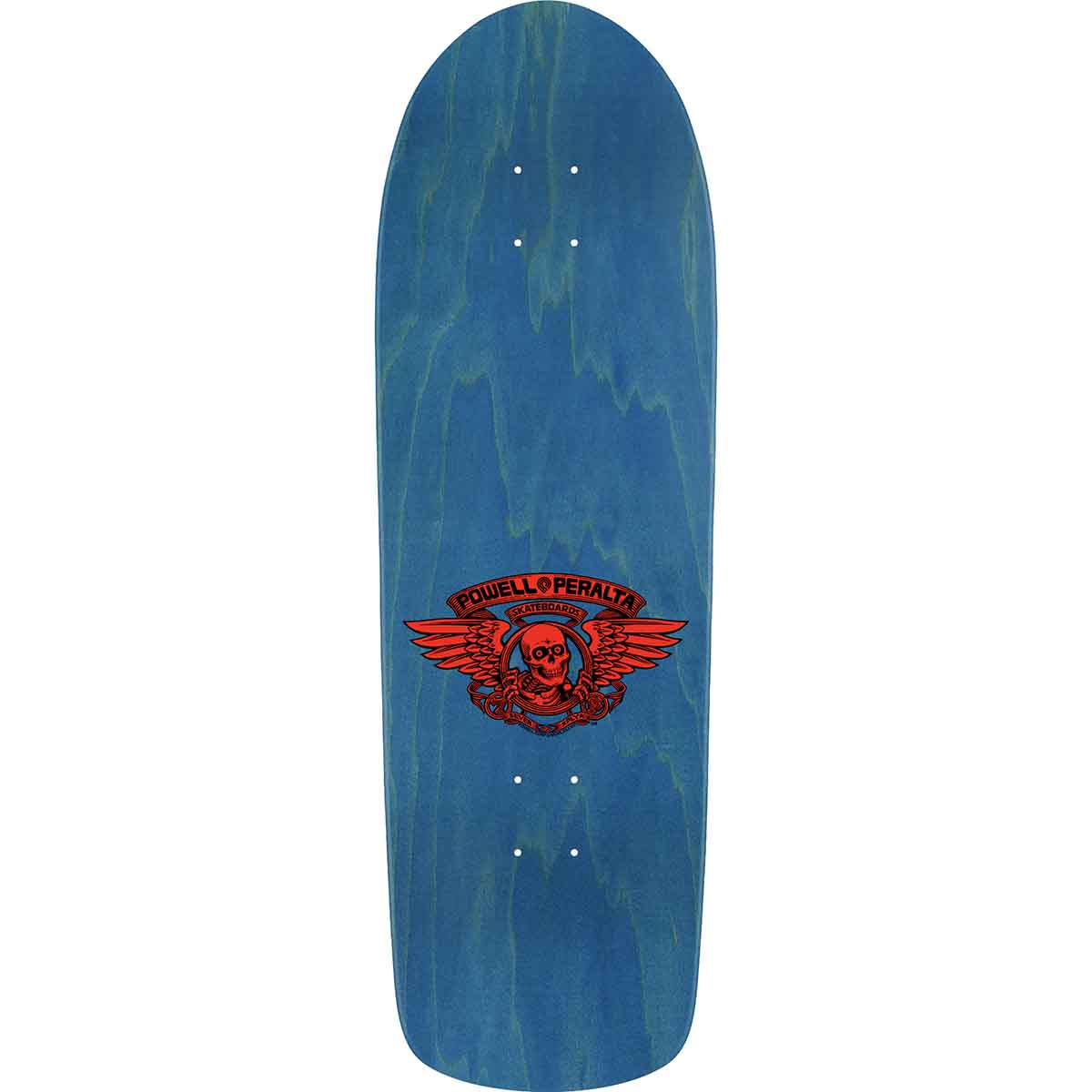 Powell Peralta Old School Ripper Red/Blue Foil 9.89 Reissue Skateboard Deck Top