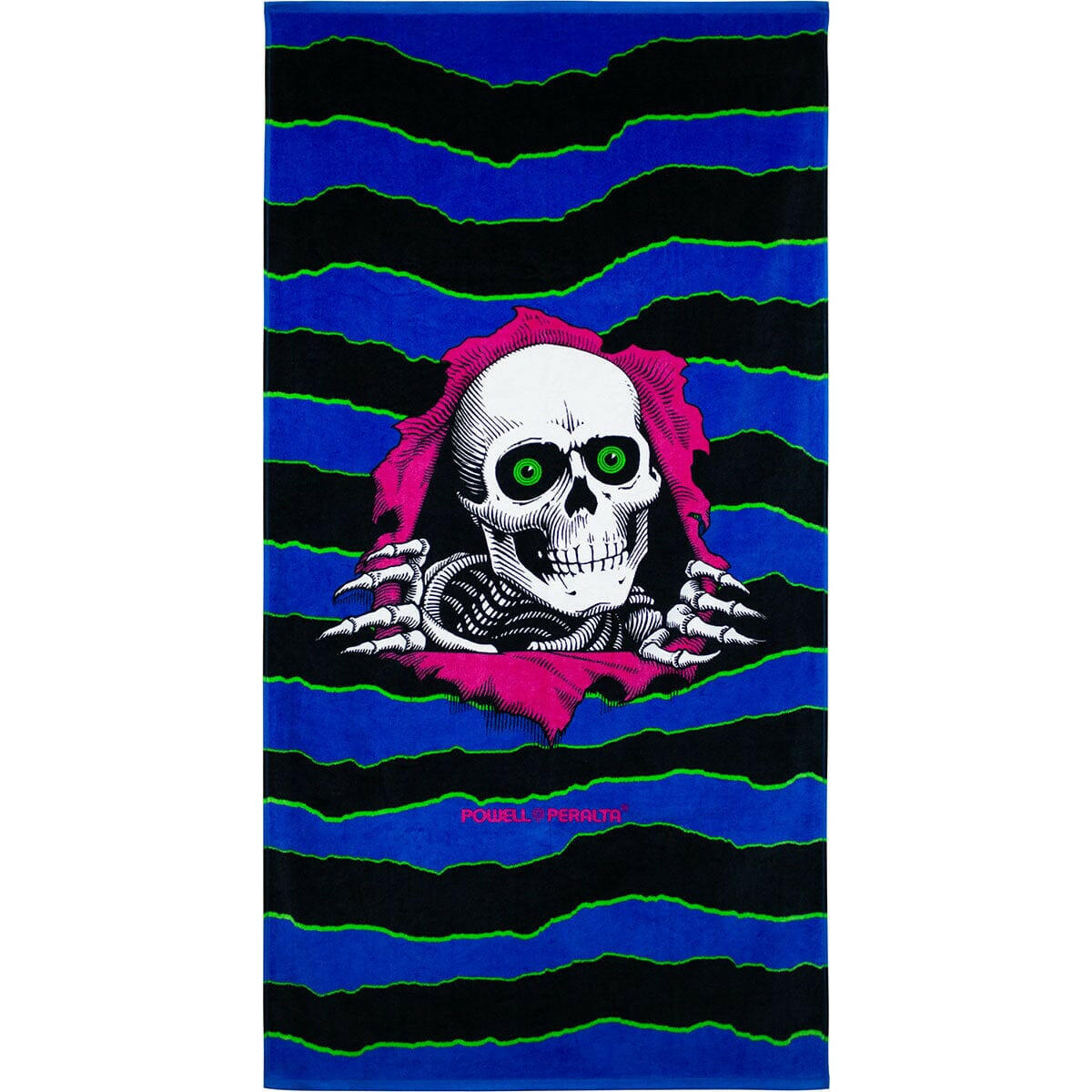 Powell Peralta - Ripper Beach Towel Blacklight.