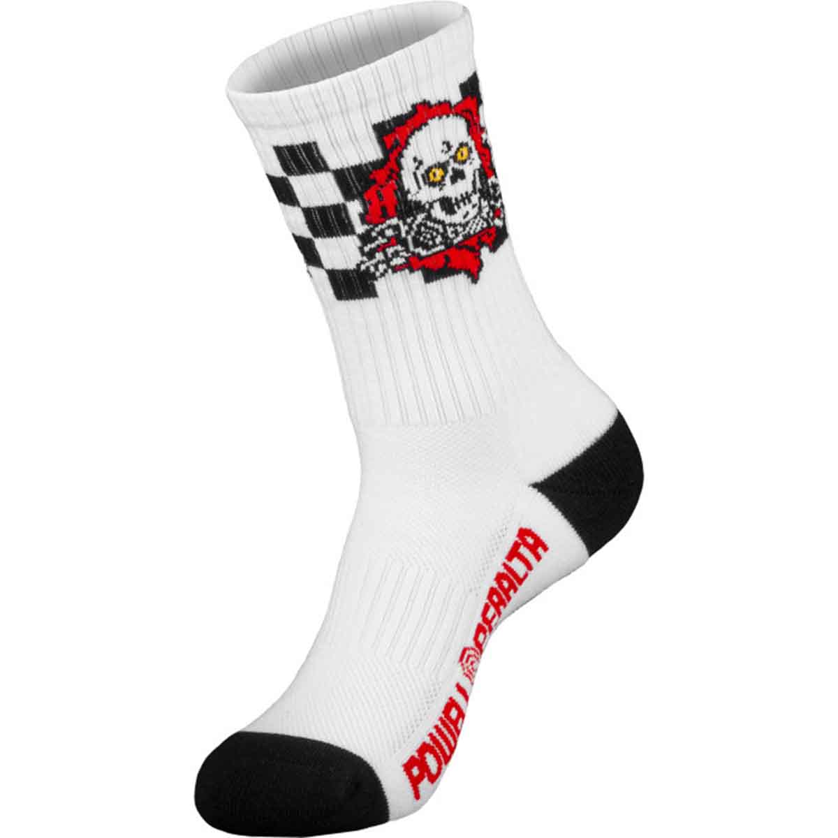 Powell Peralta Ripper Cotton Socks Checker Red/Black