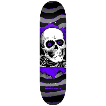 Powell Peralta - Ripper Silver/Purple 7.5 Skateboard Deck.
