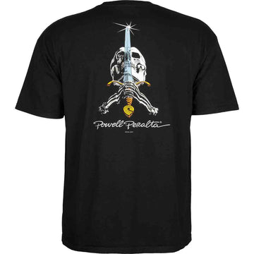 Powell Peralta Skull & Sword Tee Black Back