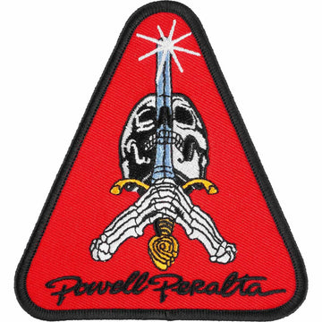 Powell Peralta - Skull & Sword Patch Red.