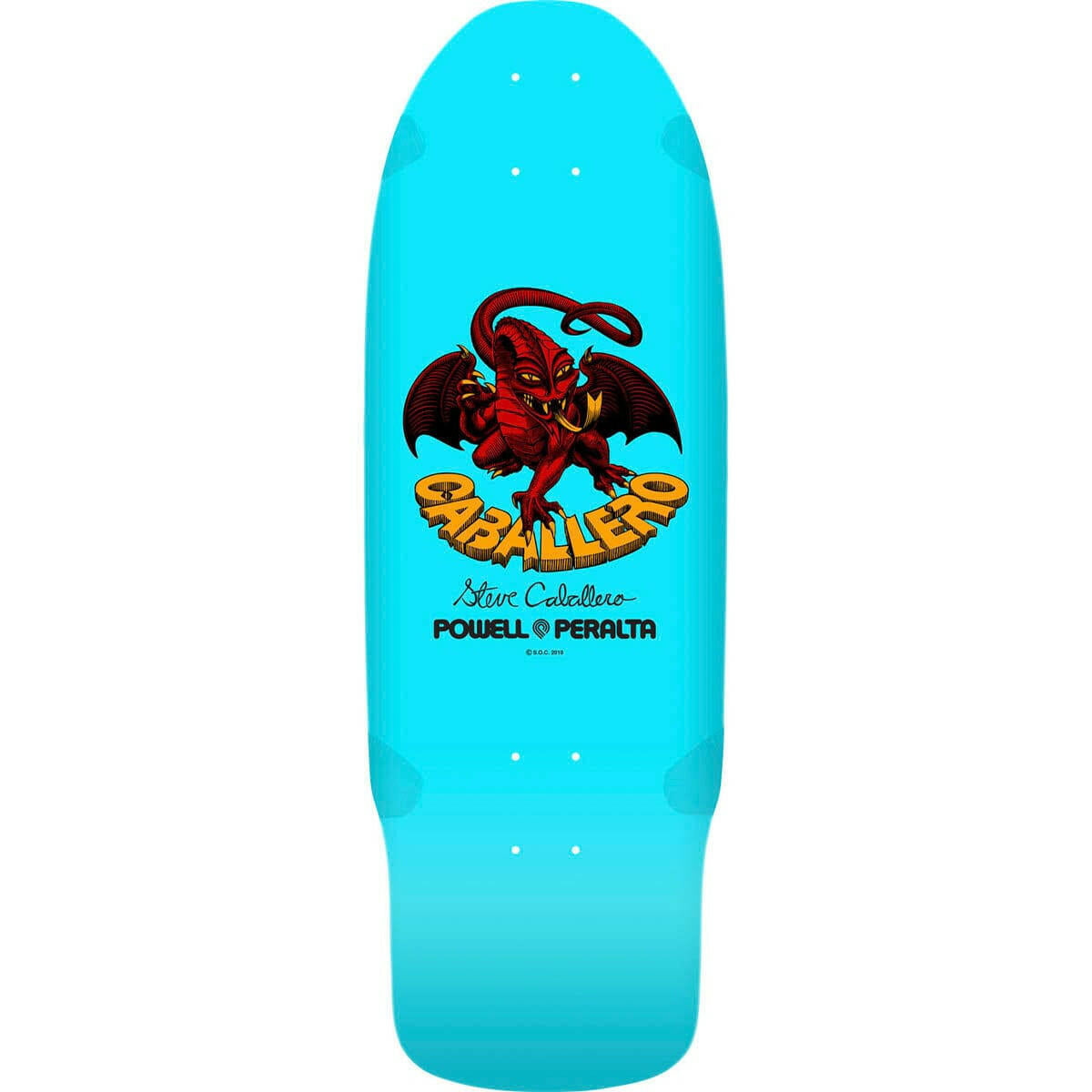 Powell Peralta - Steve Caballero Bones Brigade Series 15 10.0 Reissue Skateboard Deck.