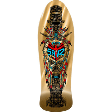 Powell Peralta Steve Saiz Totem Gold Foil 10.0 Reissue Skateboard Deck