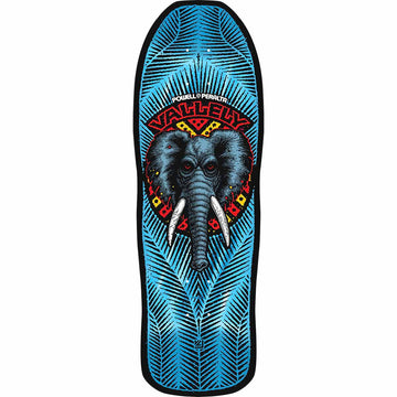 Powell Peralta Mike Vallely Elephant Blue Foil 10.0 Reissue Skateboard Deck