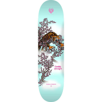 Powell Peralta - Sakura Yosozumi Samurai Tiger Flight Blue 8.25 Skateboard Deck.