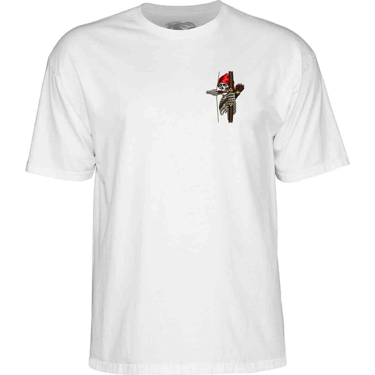 Powell Peralta Zach Doelling Archer Tee White Front