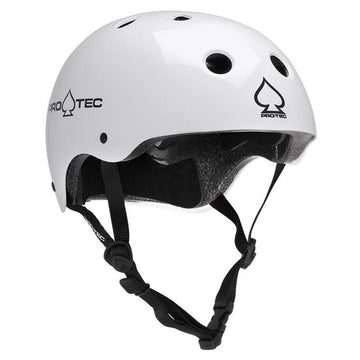 Pro Tec Classic Certified Helmet White Gloss.