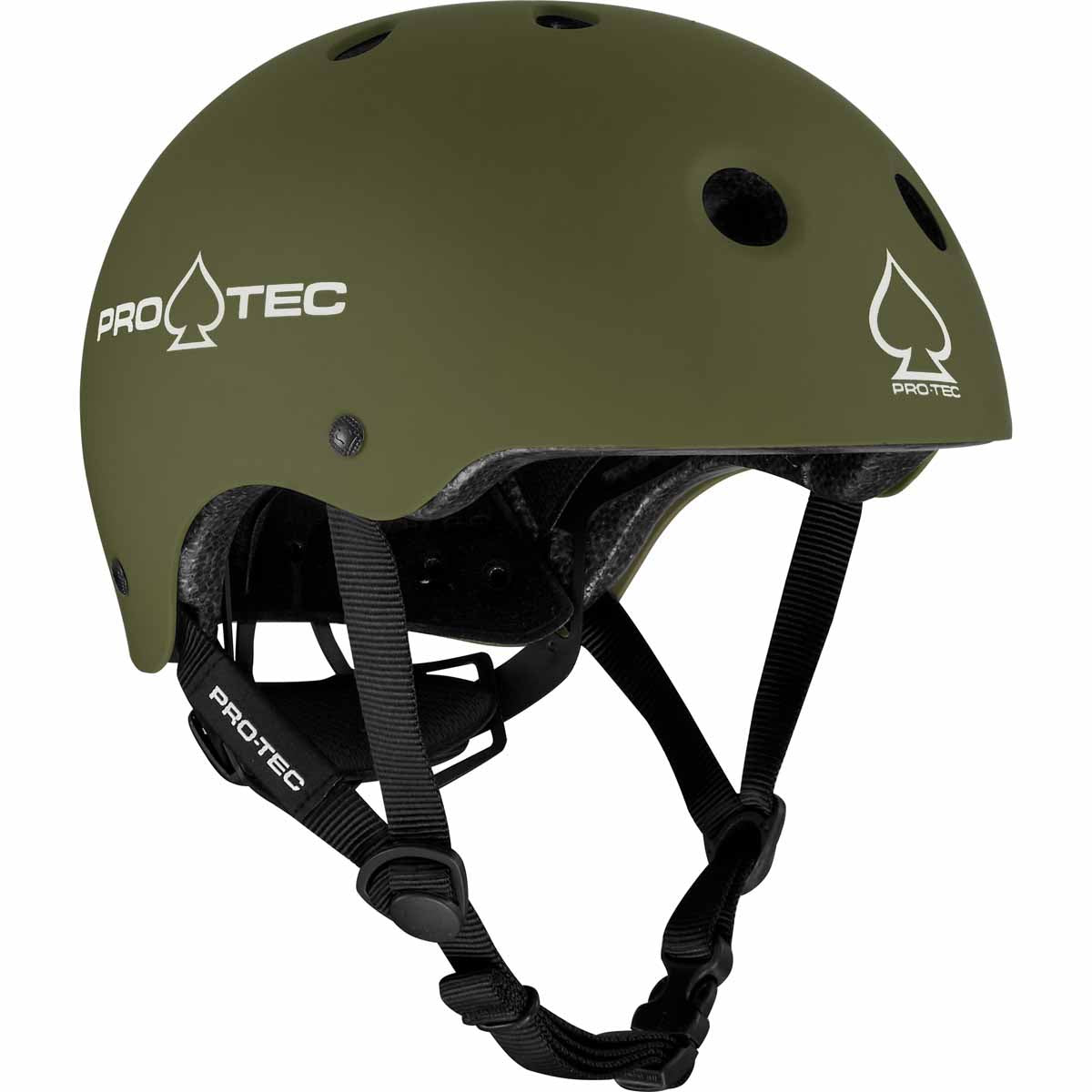 Pro Tec Junior Classic Fit Certified Helmet Matte Green