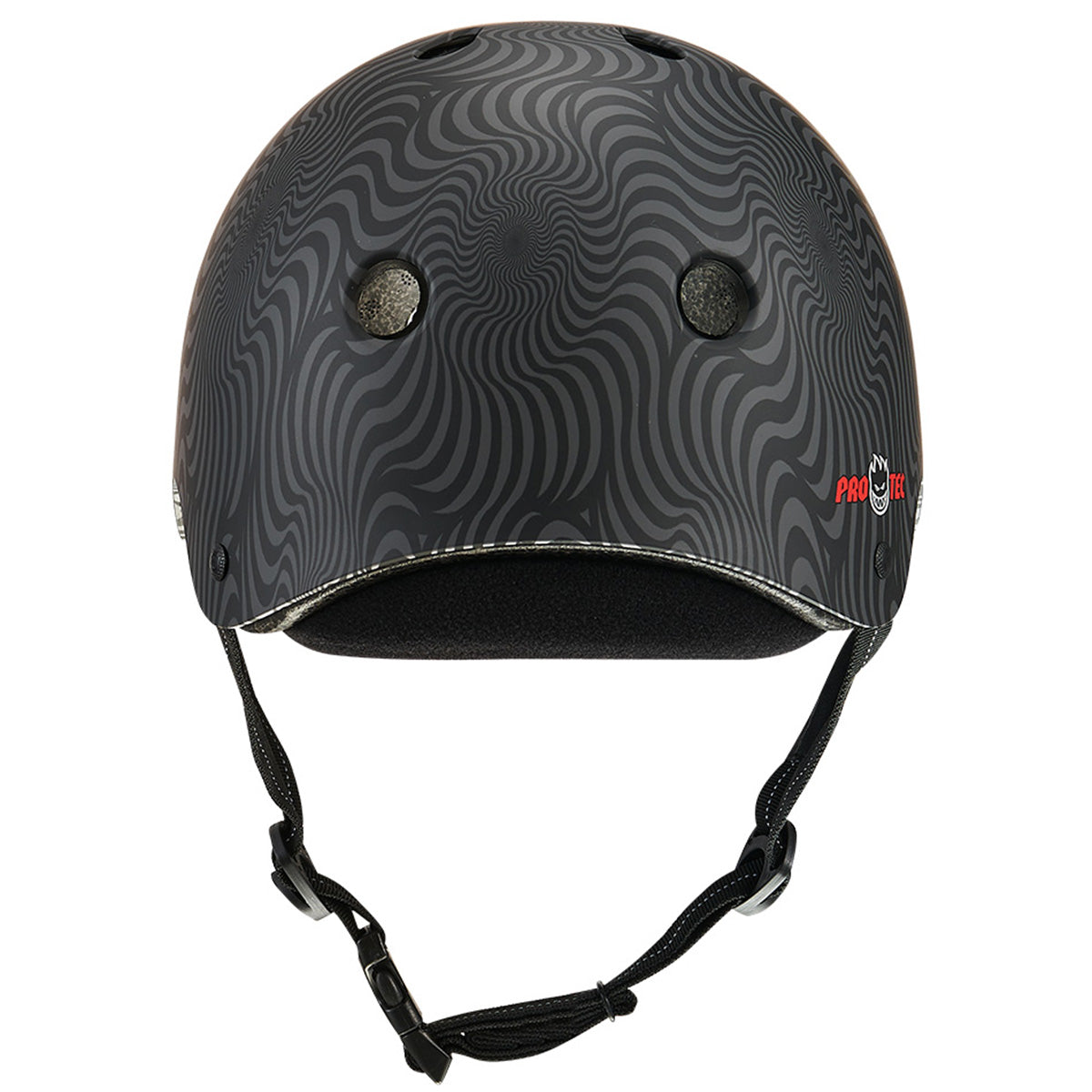 Pro Tec Low Pro Certified Helmet Spitfire Black Swirl Back