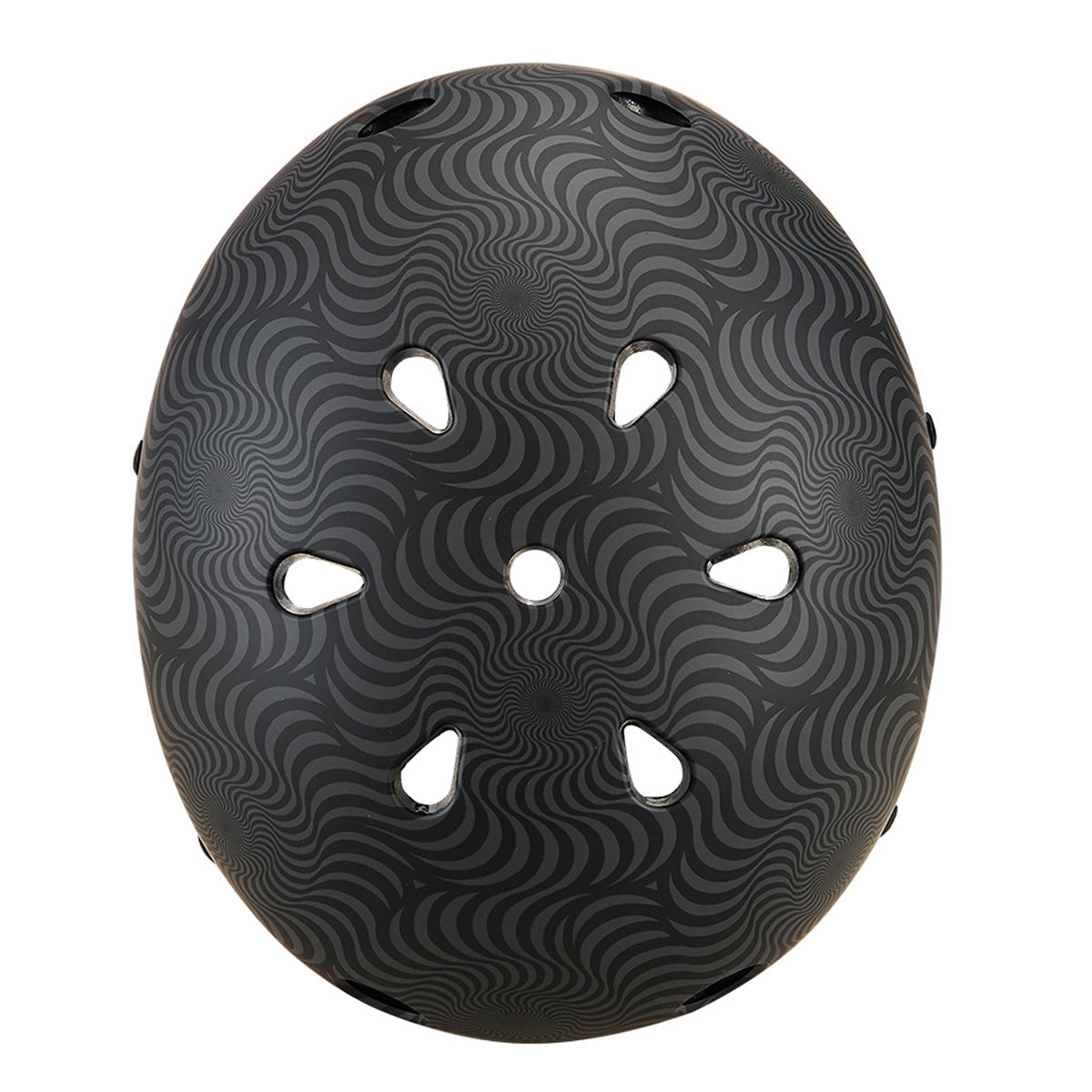 Pro Tec Low Pro Certified Helmet Spitfire Black Swirl Top
