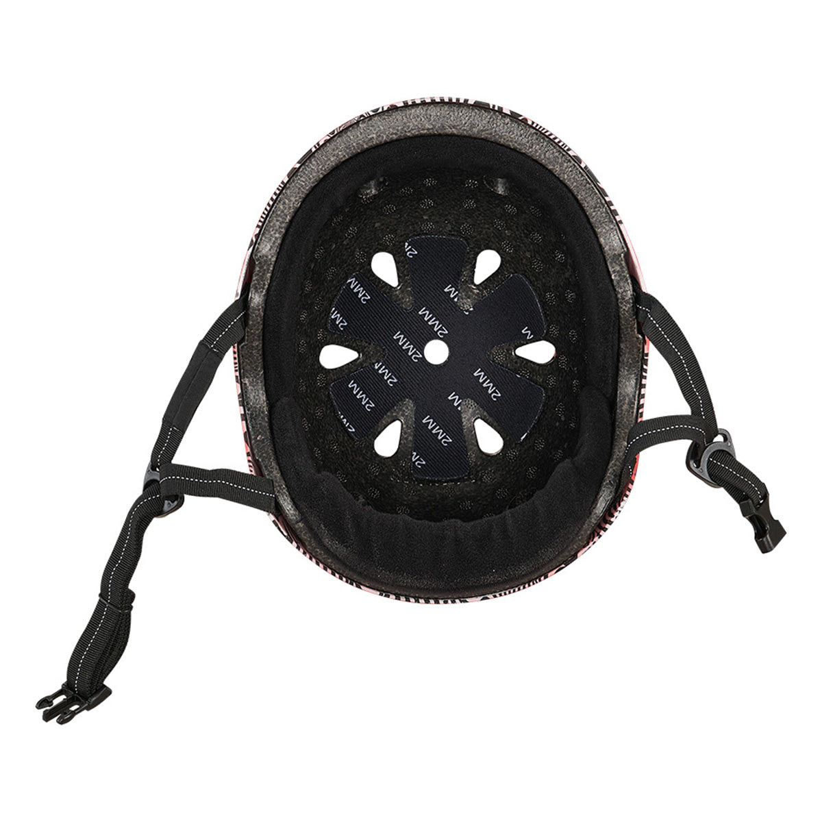 Pro Tec Low Pro Certified Helmet Spitfire Black Swirl Inside
