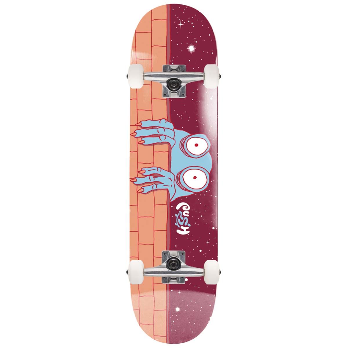 Push Creeper Night 7.75 Complete Skateboard