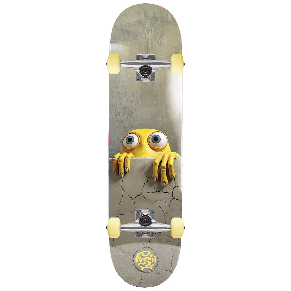 Push Peek Over 7.0 Complete Skateboard.