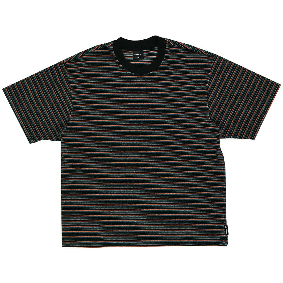 Quasi - Sync Striped Tee Black.