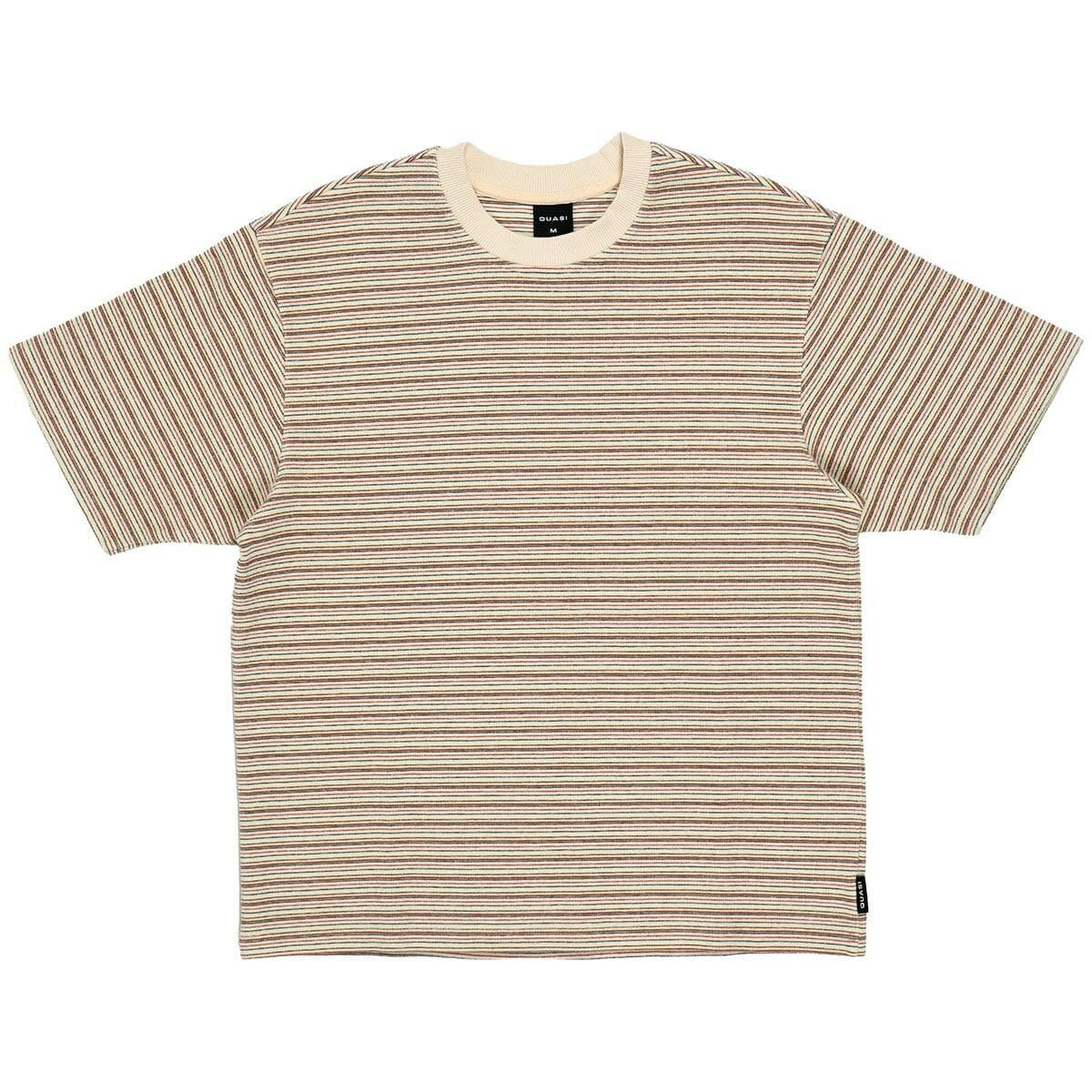 Quasi - Sync Striped Tee Cream.