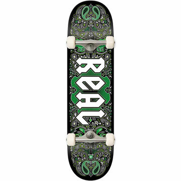 Real Bandana Green 8.0 Complete Skateboard