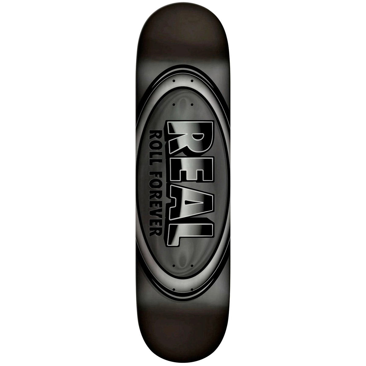 Real DBX Oval Silver Foil 8.5 Skateboard Deck
