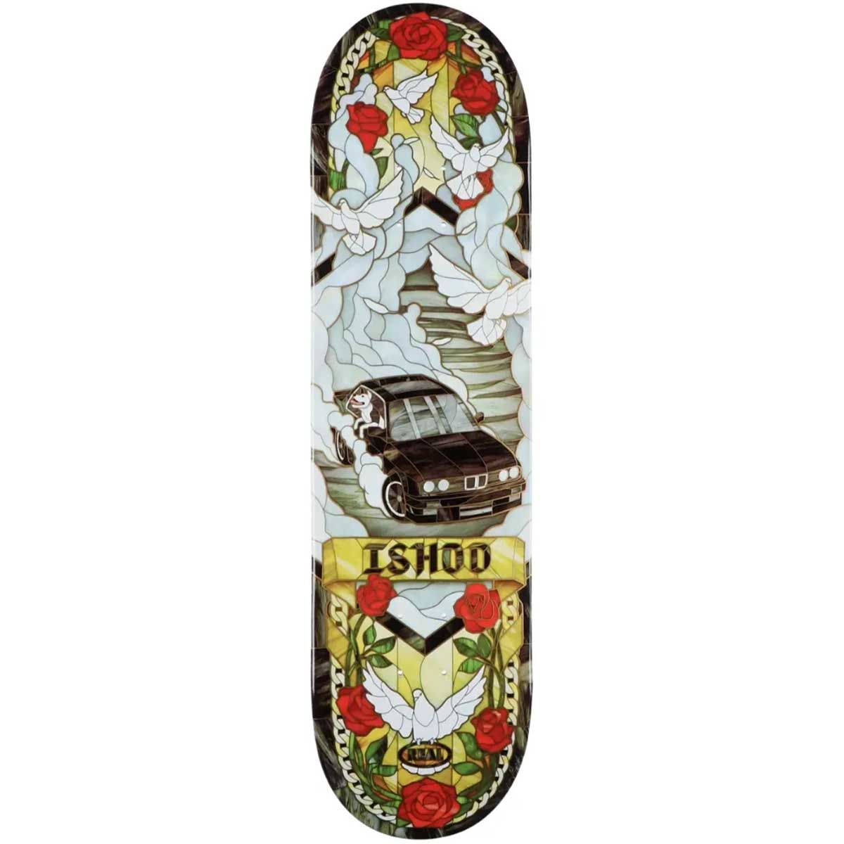 Real Ishod Wair Cathedral Twin Skateboard Deck